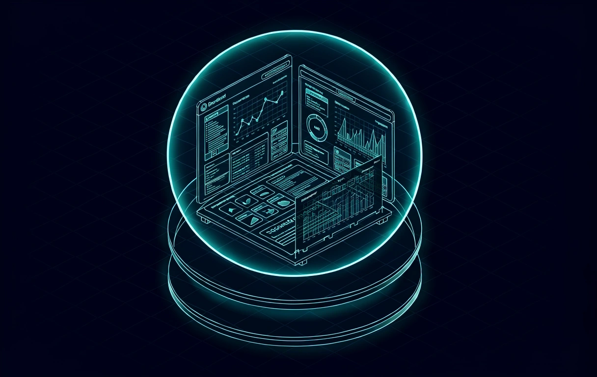 Architectural visualization of data security layers